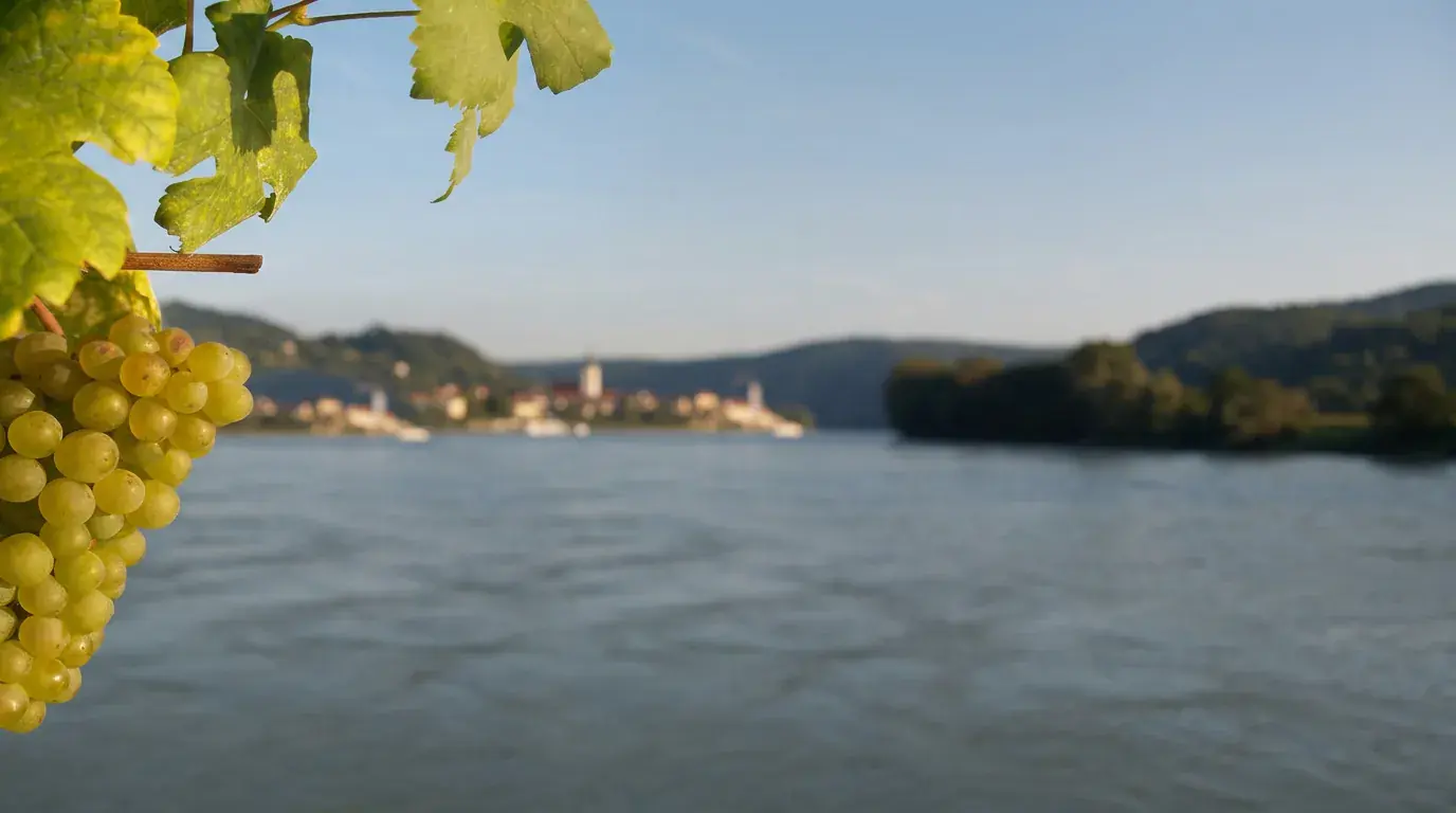 Weintraube an der Donau